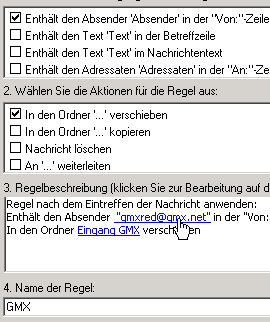 Nachrichtenregeln