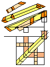 Beispiel 2, gleiche Dachneigung